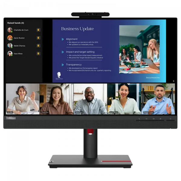 Монитор Lenovo ThinkVision T27i-33 Raven Black - 23.8" | IPS | 1920x1080 | 75 Гц | 93 ppi | 4 мс