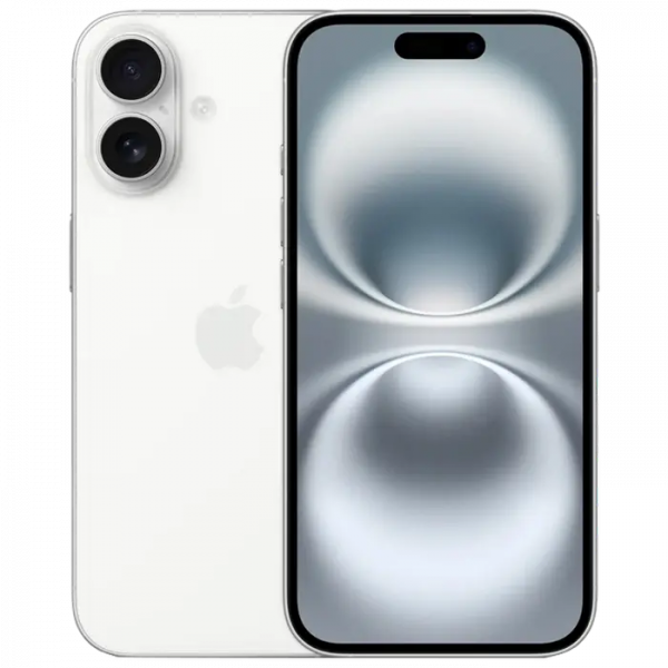 Smartphone Apple iPhone 16 , 8 GB / 128GB - 6.1" | Super Retina XDR OLED | 60 Hz | nano-SIM | Alb