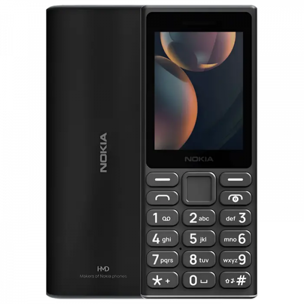 Telefon mobil Cu butoane Nokia 105 4G (2024) Charcoal - 2.4" | LCD | 128MB | 64 MB | 4G | nano-SIM Dual