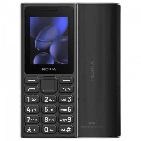 Telefon mobil Cu butoane Nokia 105 (2024) Negru - 2" | TFT | 4MB | 4 MB | 2G | mini-SIM Dual