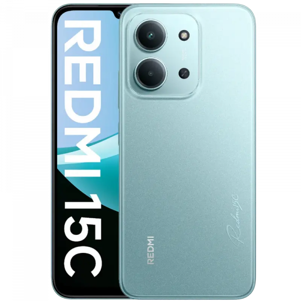 Смартфон Xiaomi Redmi 15C , 8 ГБ / 256ГБ - 6.9" | IPS | 120 Гц | 6000 мАч | nano-SIM Dual | Mint Green