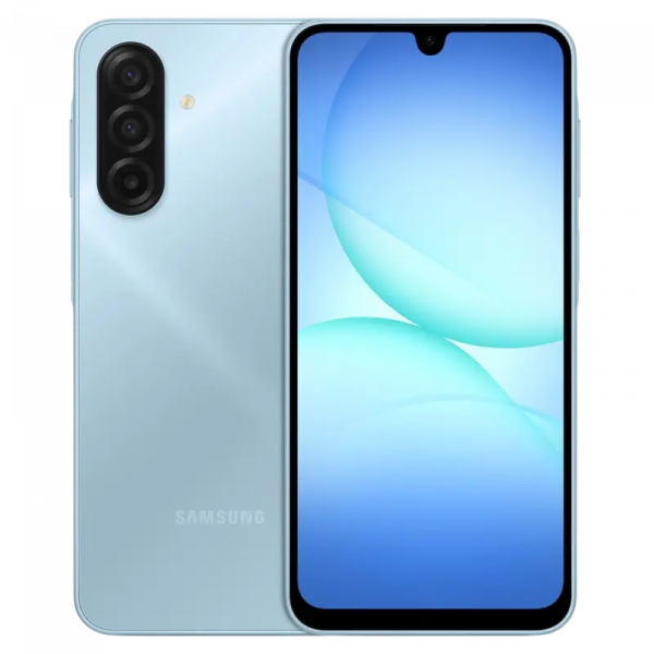 Smartphone Samsung Galaxy A17 , 4 GB / 128GB - 6.7" | Super AMOLED | 90 Hz | 5000 mAh | nano-SIM Dual | Albastru deschis Smartphone Samsung Galaxy A17 , 4 GB / 128GB - 6.7" | Super AMOLED | 90 Hz | 5000 mAh | nano-SIM Dual | Albastru deschis