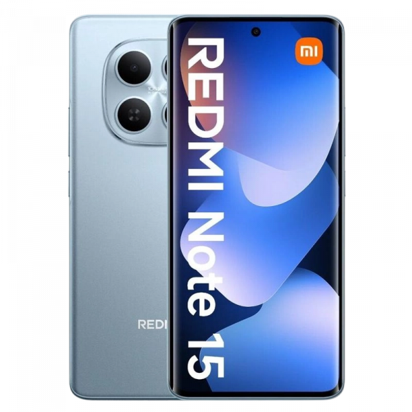 Смартфон Xiaomi Redmi Note 15, 6 ГБ / 128ГБ - 6.77" | AMOLED | 120 Гц | 6000 мАч | nano-SIM Dual | Glacier Blue Смартфон Xiaomi Redmi Note 15, 6 ГБ / 128ГБ - 6.77" | AMOLED | 120 Гц | 6000 мАч | nano-SIM Dual | Glacier Blue