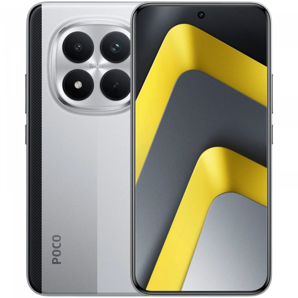 Смартфон Xiaomi Poco M8 Pro , 12 ГБ / 512ГБ - 6.83" | AMOLED | 120 Гц | 6500 мАч | nano-SIM Dual | Серебристый