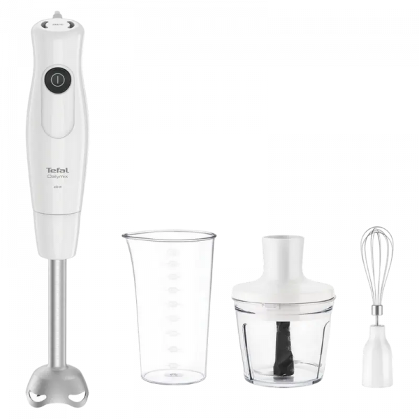 Blender de mână Tefal Dailymix HB533138 Alb - 600 W | 0.5 l | Plastic