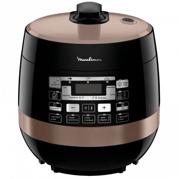 Мультиварка Moulinex CE430A34 Черый Коричневый - 1000 Вт | 5 л | Антипригарное