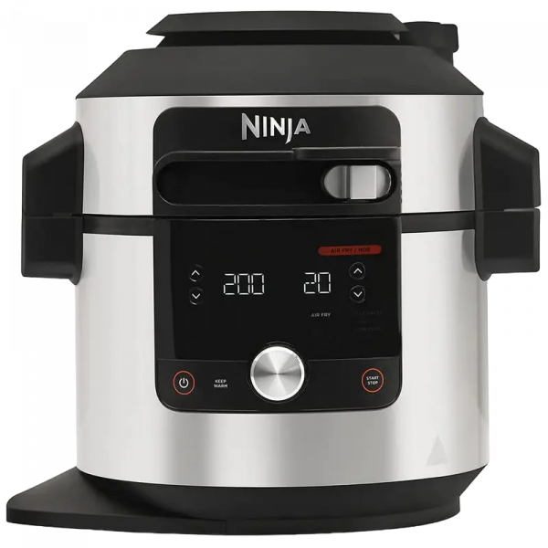 Aparat de gătit multifuncțional sub presiune Ninja OL650EU Oțel Inoxidabil | Negru - 1760 W | 7.5 l | Antiaderent