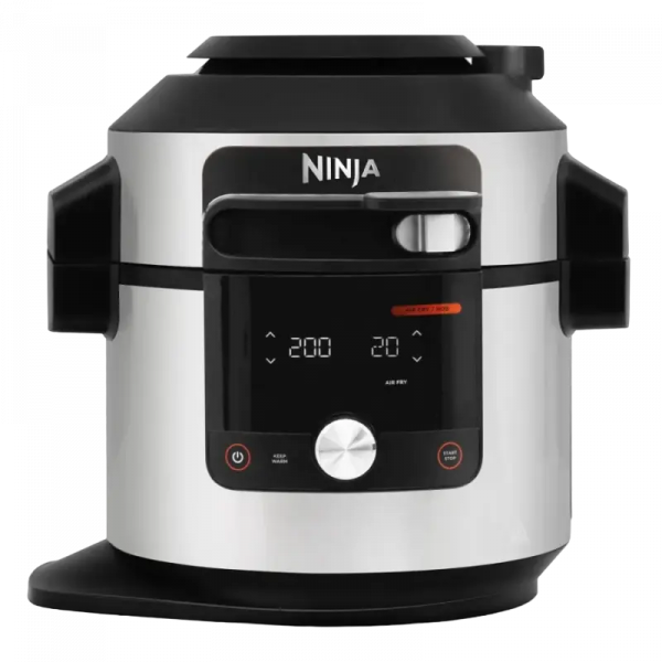 Aparat de gătit multifuncțional sub presiune Ninja OL750EU Argintiu | Negru - 1760 W | 7.5 l | Antiaderent