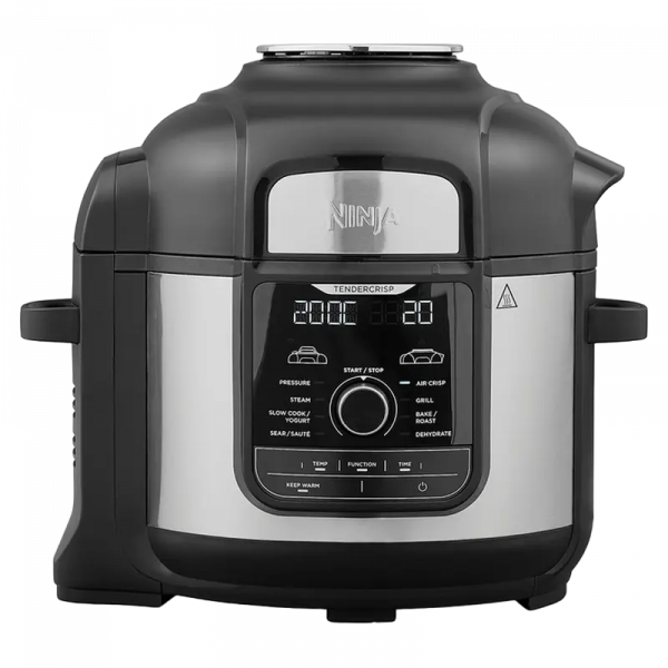 Aparat de gătit multifuncțional sub presiune Ninja OP500EU Negru | Argintiu - 1760 W | 7.5 l | Antiaderent