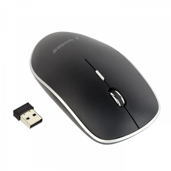 Mouse Gembird MUSW-4B-02 Negru - Optical | 1600 dpi | Fără fir