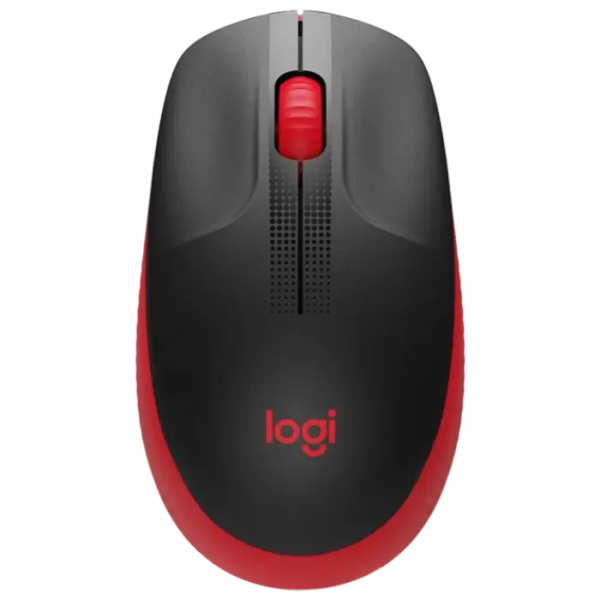 Mouse Logitech M190 Roșu - Optical | 1000 dpi | Fără fir