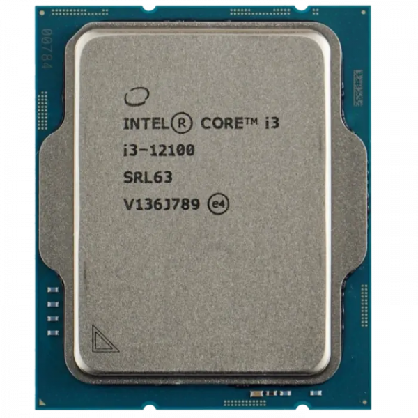 Процессор Intel Core i3-12100 Tray - LGA1700 | 3.3 ГГц - 4.3 ГГц