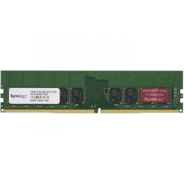 Оперативная память SYNOLOGY D4EC-2666-16G 16 ГБ Зеленый - DDR4 SDRAM | 2666 МГц | 1x 16 ГБ Оперативная память SYNOLOGY D4EC-2666-16G 16 ГБ Зеленый - DDR4 SDRAM | 2666 МГц | 1x 16 ГБ