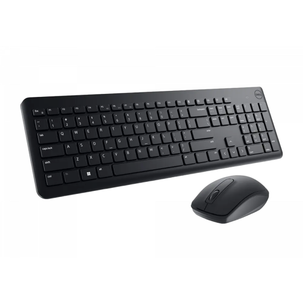 Set Tastatură + Mouse DELL KM3322 Membrană Negru - Fără fir | Rusă