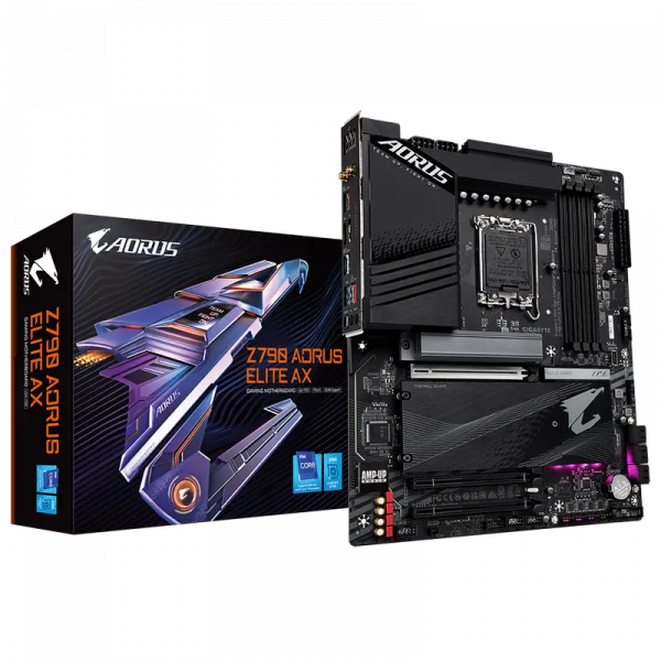 Материнская плата Gigabyte Z790 AORUS ELITE AX LGA1700 ATX - Intel Z790 | DDR5 SDRAM | 4x DIMM