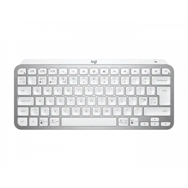 Tastatură Logitech MX Keys Mini Membrană Gri - Fără fir | Engleza
