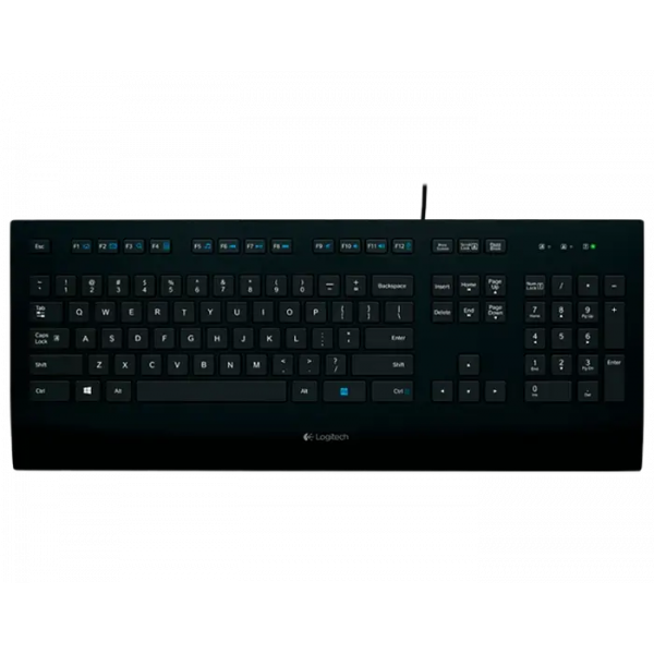 Tastatură Logitech K280e Membrană Negru - Cu fir | Engleza
