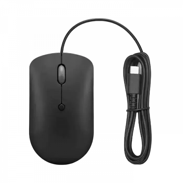 Mouse Lenovo 400 Compact Negru - Optical | 2400 dpi | Cu fir Mouse Lenovo 400 Compact Negru - Optical | 2400 dpi | Cu fir
