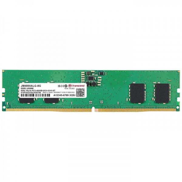 Memorie RAM Transcend JetRam JetRam 8GB Verde - DDR5 SDRAM | 4800 MHz | 1x 8GB