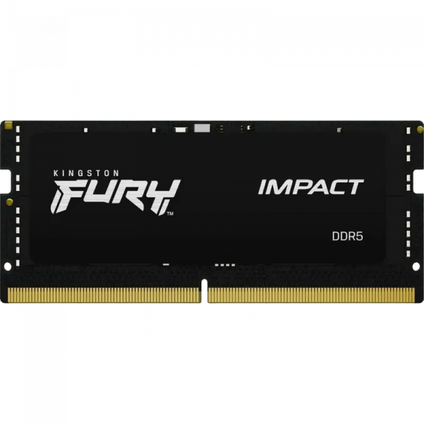 Оперативная память Kingston FURY Impact FURY Impact 16 ГБ Чёрный - DDR5 SDRAM | 6000 МГц | 1x 16 ГБ Оперативная память Kingston FURY Impact FURY Impact 16 ГБ Чёрный - DDR5 SDRAM | 6000 МГц | 1x 16 ГБ