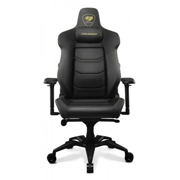 Игровое кресло Cougar ARMOR EVO ПВХ Кожа Черный/Золотой - Сталь | Класс 4 | 139