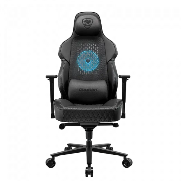 Игровое кресло Cougar NxSys AERO Искусственная кожа Чёрный - Сталь | Класс 4 | 133 - 139 см
