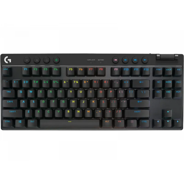 Tastatură Logitech G Pro X TKL Mecanic Negru - Fără fir,Cu fir | Engleza
