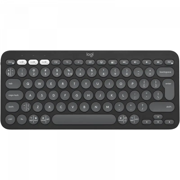 Tastatură Logitech K380S Membrană Gri - Fără fir | Engleza