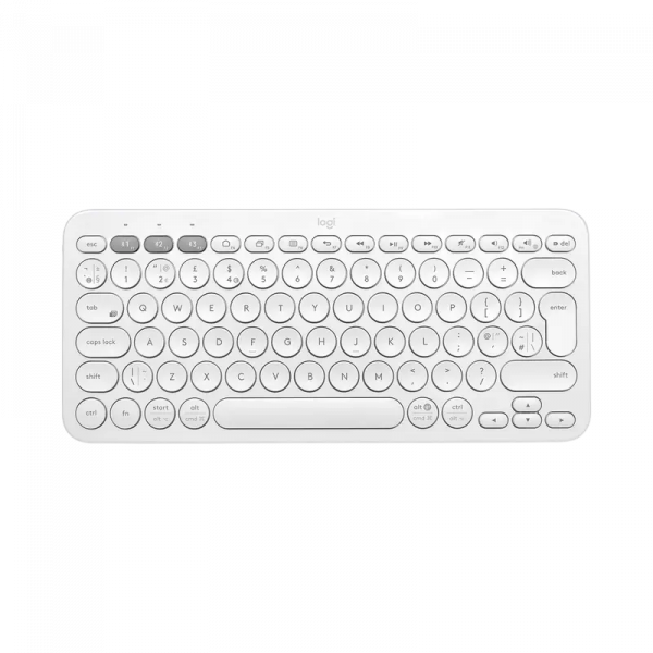Tastatură Logitech K380S Membrană Alb - Fără fir | Engleza