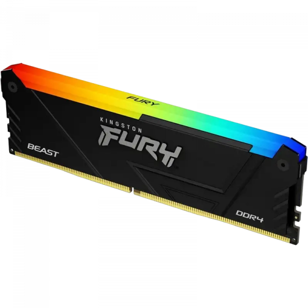 Оперативная память Kingston FURY Beast RGB FURY Beast 16 ГБ Чёрный - DDR4 SDRAM | 3200 МГц | 1x 16 ГБ Оперативная память Kingston FURY Beast RGB FURY Beast 16 ГБ Чёрный - DDR4 SDRAM | 3200 МГц | 1x 16 ГБ