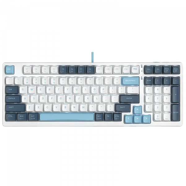 Tastatură A4Tech FS300 Mecanic Alb - Cu fir | Română,Rusă,Engleza