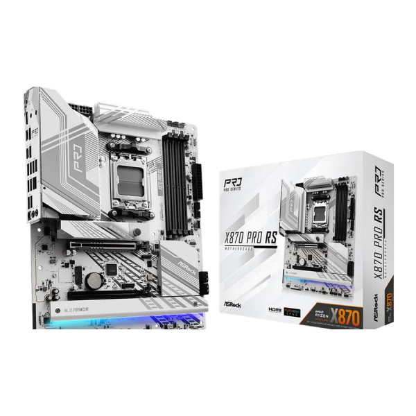 Placă de bază ASRock X870 PRO RS AM5 ATX - AMD X870 | DDR5 SDRAM | 4x DIMM