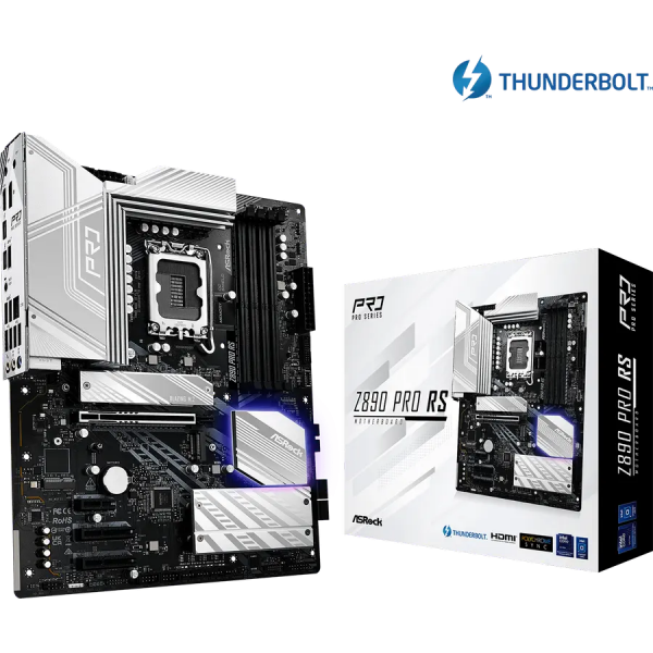 Материнская плата ASRock Z890 PRO RS LGA1851 ATX - Intel Z890 | DDR5 SDRAM | 4x DIMM