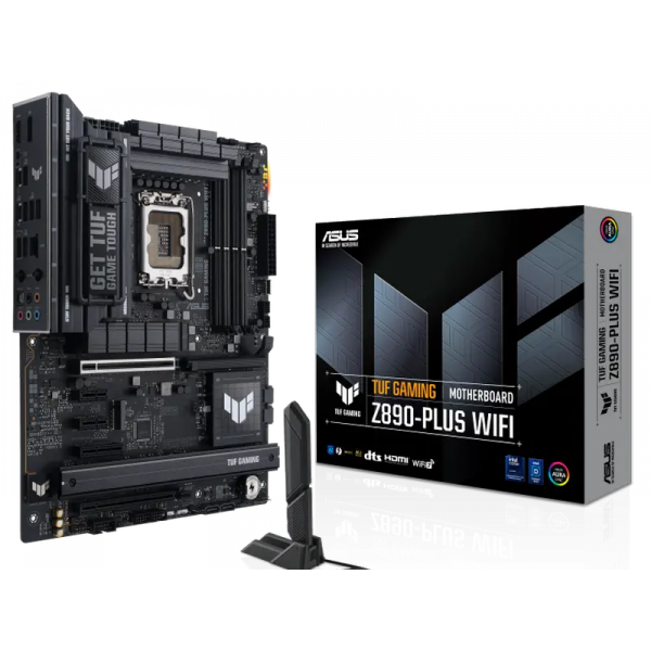 Материнская плата ASUS TUF GAMING Z890-PLUS WIFI LGA1851 ATX - Intel Z890 | DDR5 SDRAM | 4x DIMM