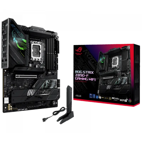 Placă de bază ASUS ROG STRIX Z890-F GAMING WIFI LGA1851 ATX - Intel Z890 | DDR5 SDRAM | 4x DIMM