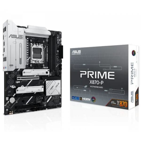 Placă de bază ASUS PRIME X870-P AM5 ATX - AMD X870 | DDR5 SDRAM | 4x DIMM Placă de bază ASUS PRIME X870-P AM5 ATX - AMD X870 | DDR5 SDRAM | 4x DIMM