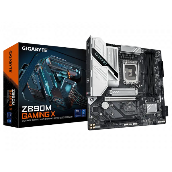 Placă de bază Gigabyte Z890M GAMING X LGA1851 Micro-ATX - Intel Z890 | DDR5 SDRAM | 4x DIMM