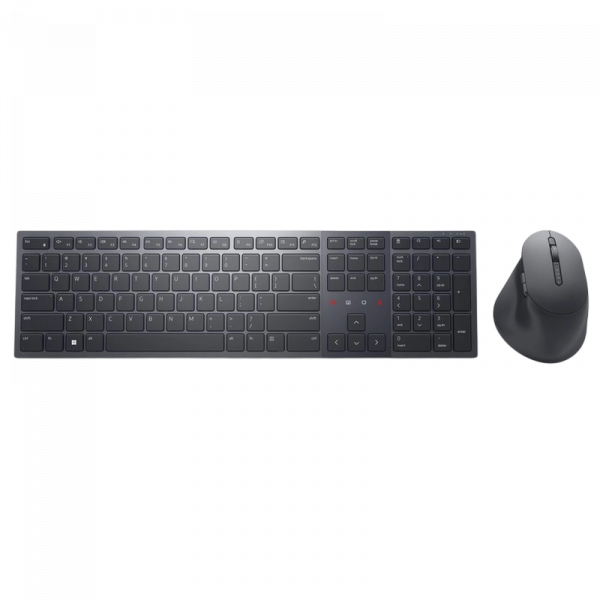 Клавиатура и мышь DELL KM900 Мембрана Серый - Беспроводное | Английский