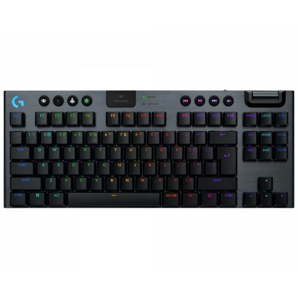 Tastatură Logitech G915 X Lightspeed TKL Mecanic Negru - Fără fir | Engleza Tastatură Logitech G915 X Lightspeed TKL Mecanic Negru - Fără fir | Engleza