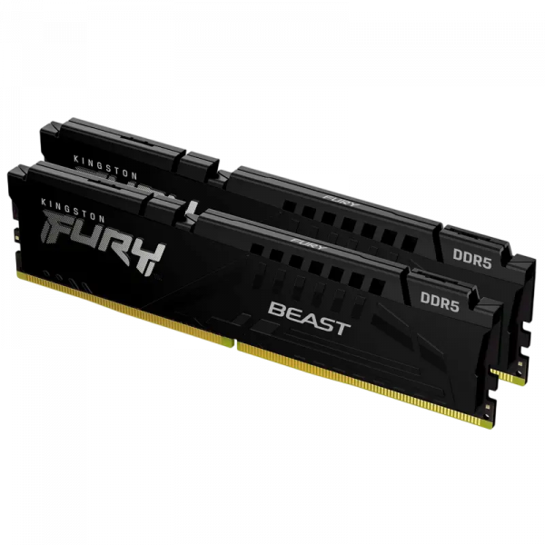 Memorie RAM Kingston FURY Beast FURY Beast 64GB Negru - DDR5 SDRAM | 6400 MHz | 2x 32GB
