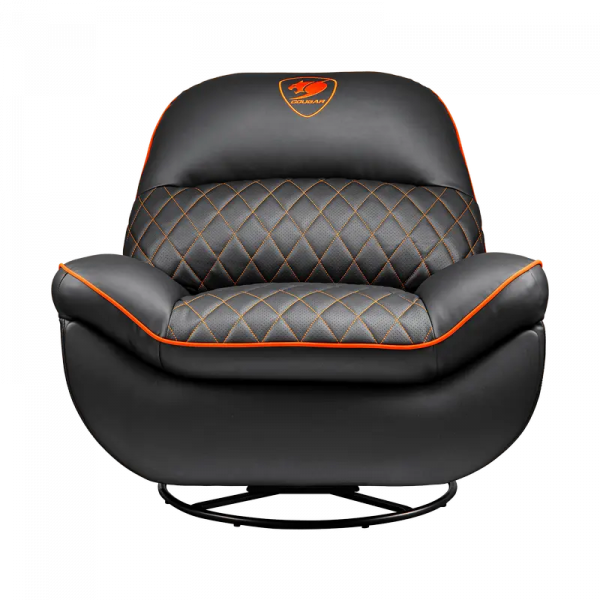 Scaun Gaming Cougar Overlord PU Piele Negru | Portocaliu - 96 cm Scaun Gaming Cougar Overlord PU Piele Negru | Portocaliu - 96 cm