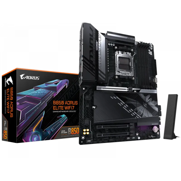 Материнская плата Gigabyte B850 A ELITE WF7 AM5 ATX - AMD B850 | DDR5 SDRAM | 4x DIMM