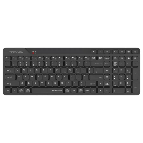 Tastatură A4Tech FBK27C AS Membrană Negru - Fără fir | Română,Engleza,Rusă