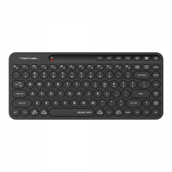 Tastatură A4Tech FBK36C AS Membrană Negru - Fără fir | Română,Engleza,Rusă