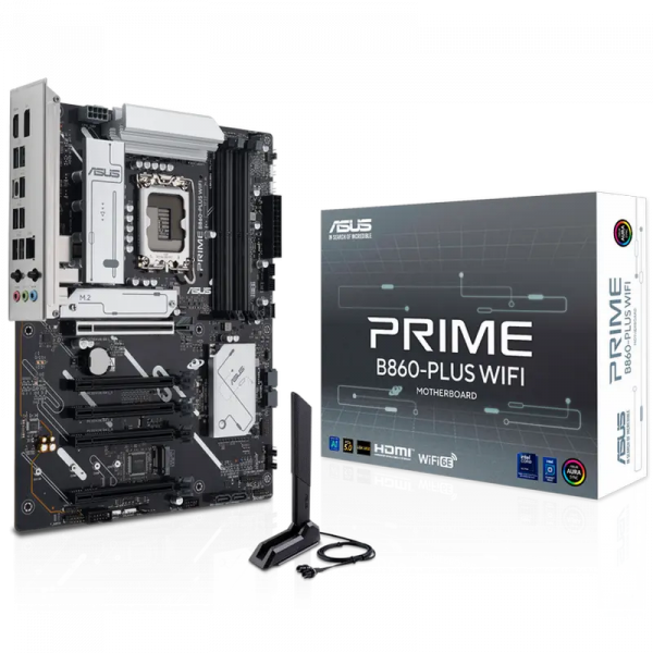 Placă de bază ASUS PRIME B860-PLUS WIFI LGA1851 ATX - Intel B860 | DDR5 SDRAM | 4x DIMM