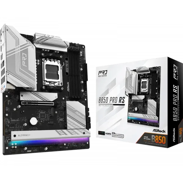 Placă de bază ASRock B850 PRO RS AM5 ATX - AMD B850 | DDR5 SDRAM | 4x DIMM