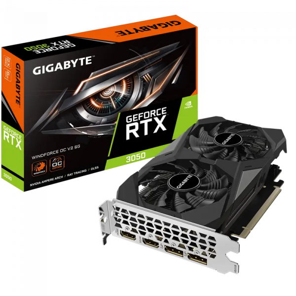 Видеокарта Gigabyte GeForce RTX 3050 WINDFORCE OC V2