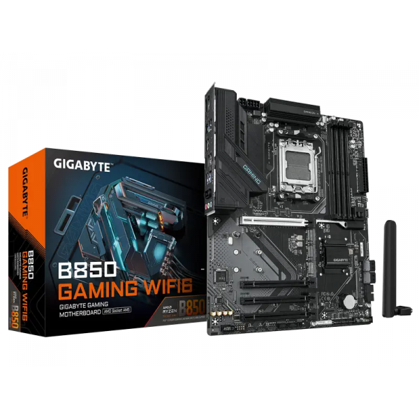 Placă de bază Gigabyte B850 GAMING WF6 AM5 ATX - AMD B850 | DDR5 SDRAM | 4x DIMM