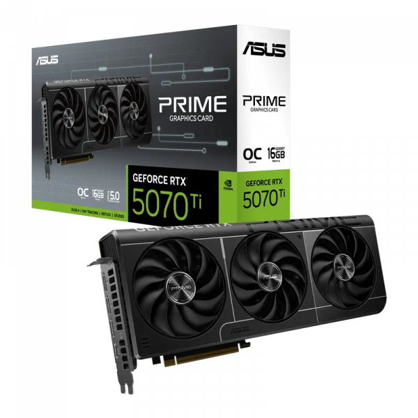 Видеокарта ASUS Prime GeForce RTX 5070 Ti OC - 16 ГБ | PCI-E 5.0 x16
