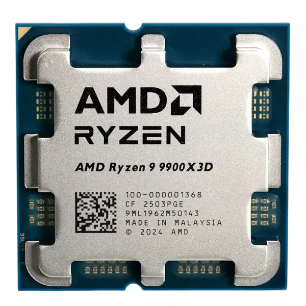 Процессор AMD Ryzen 9 9900X3D Tray - AM5 | 4.4 ГГц - 5.5 ГГц